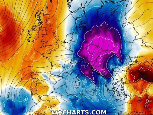 Vortex polar în Europa. Iarna revine în forță, la mijlocul primăverii, în vestul, centru, sudul și estul continentului