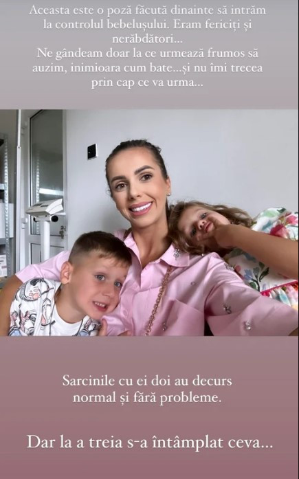 Georgiana Lobonț a pierdut copilul. Sarcina s-a oprit din evoluție: „Am așteptat să-i ascultăm inimioara”