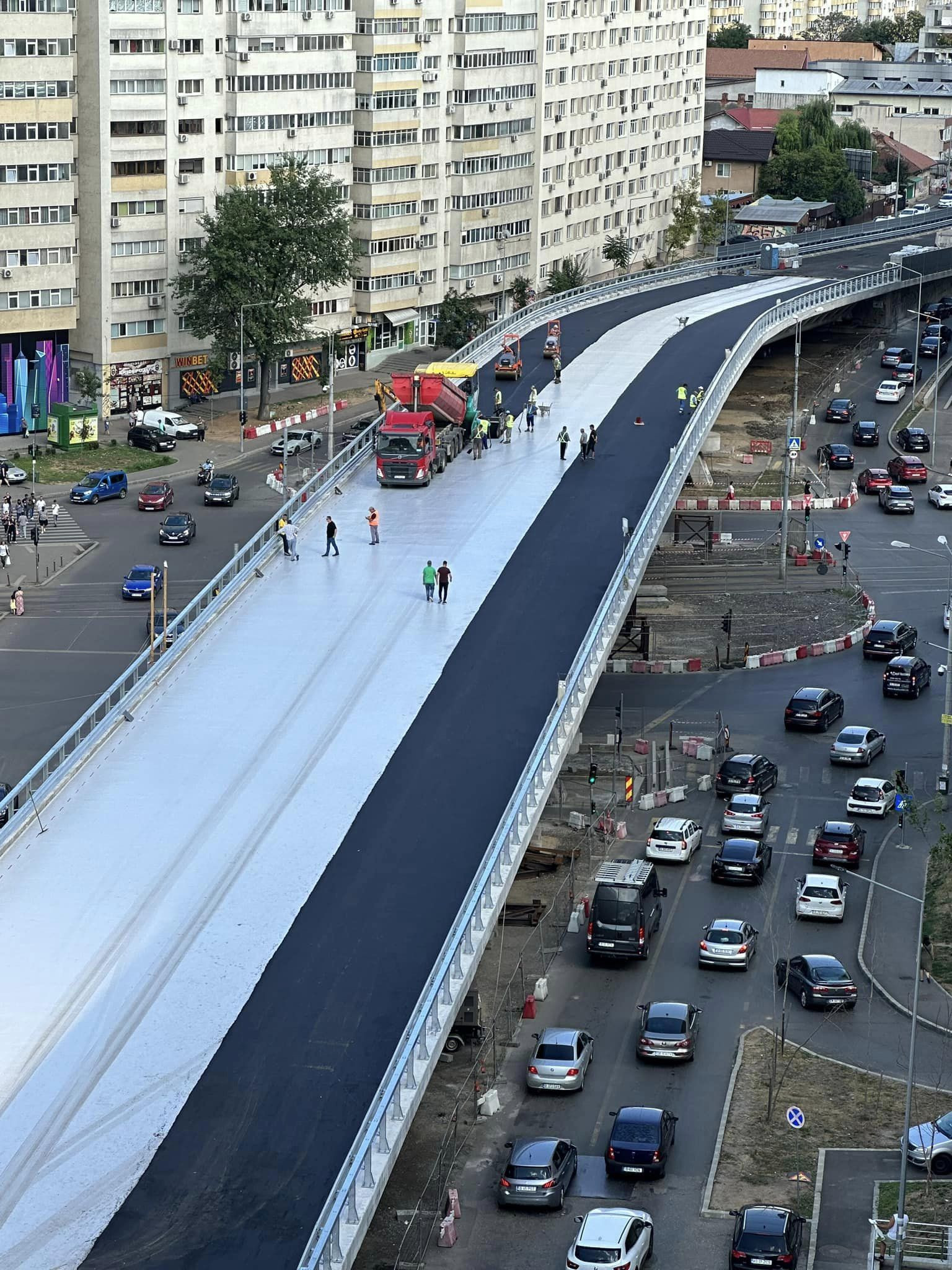 S-au început lucrările de asfaltare la Pasajul Doamna Ghica. Când va fi gata pasajul