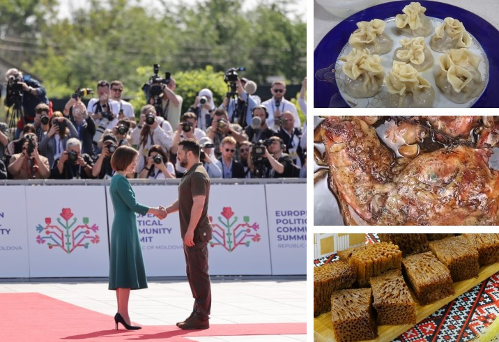 Meniul pregătit pentru liderii europeni la summitul din Moldova. Vor fi primiți cu Babă Neagră sau colțunași din dovleac murat
