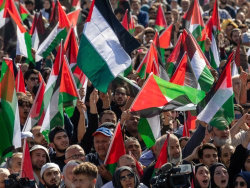 Sancțiuni în Parlamentul Franței după ce un deputat a fluturat steagul palestinian