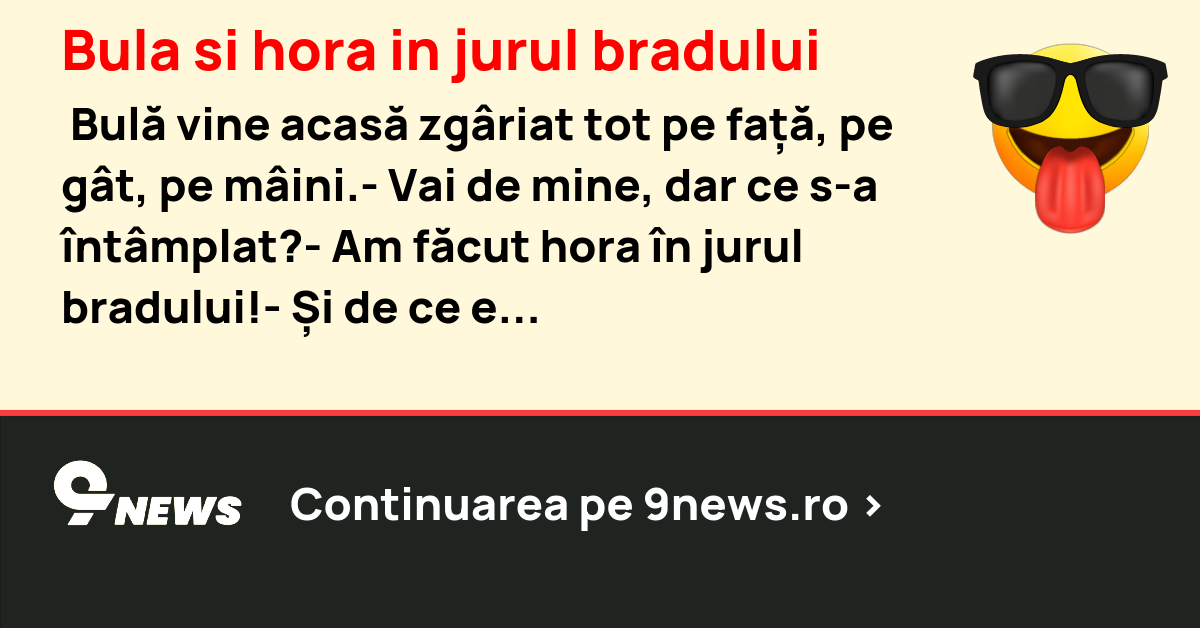 Bula si hora in jurul bradului