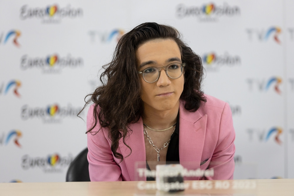 Theodor Andrei, reprezentantul României la Eurovision 2023, va evolua în a doua semifinală