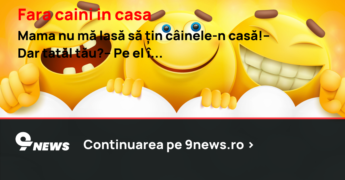Fara caini in casa