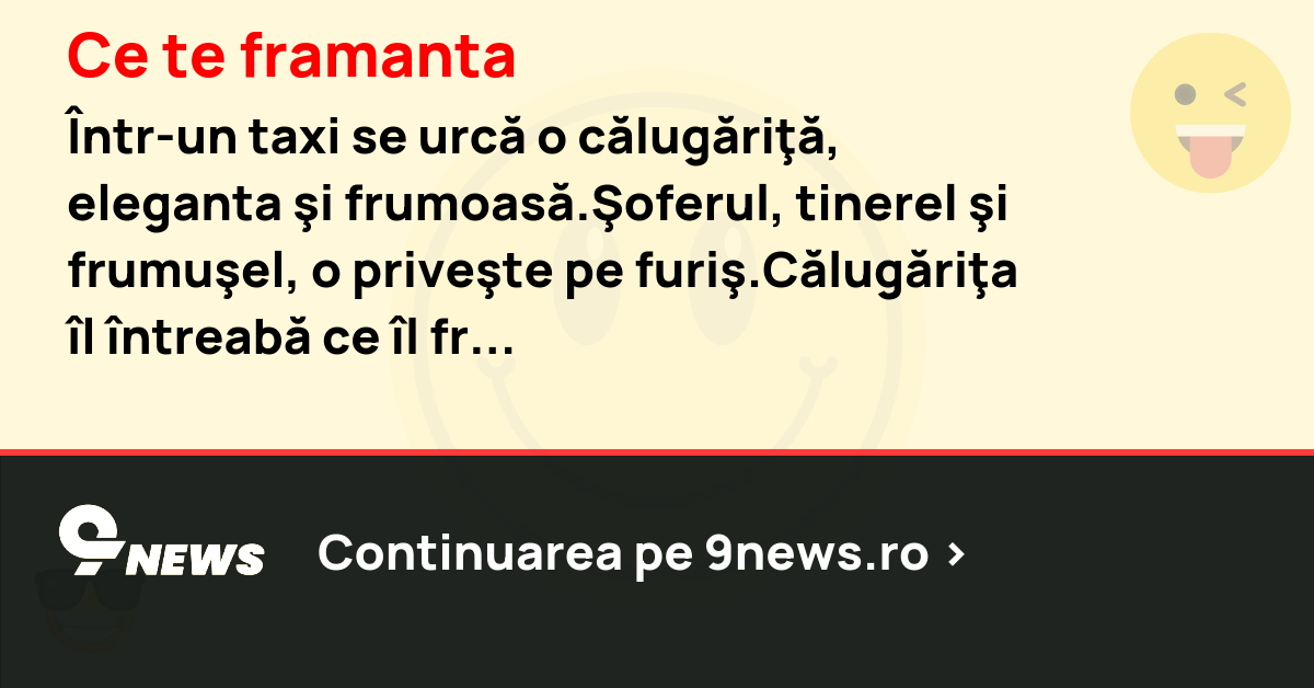 Ce te framanta