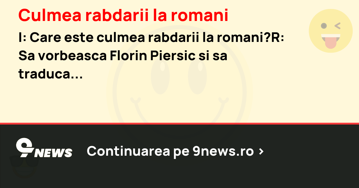 Culmea rabdarii la romani