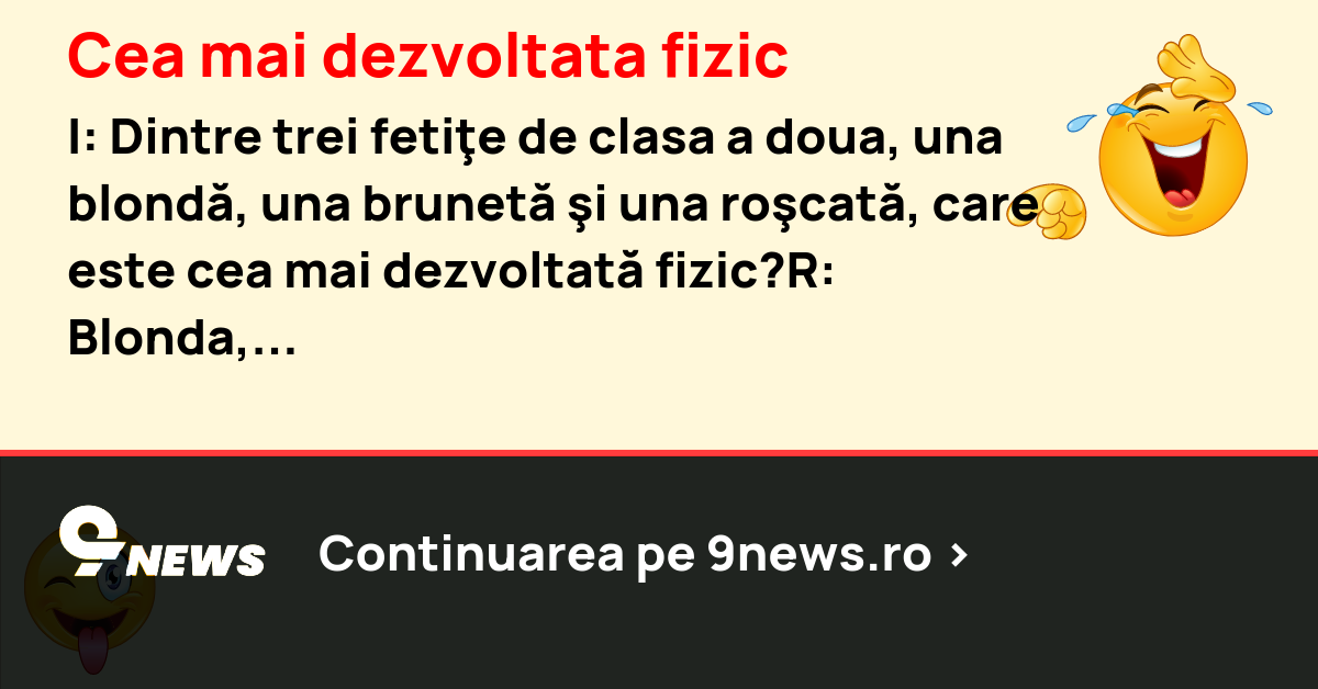 Cea mai dezvoltata fizic