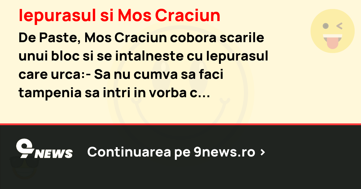Iepurasul si Mos Craciun