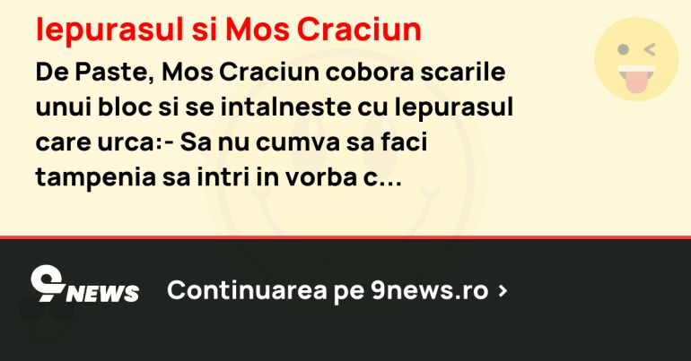 Iepurasul si Mos Craciun
