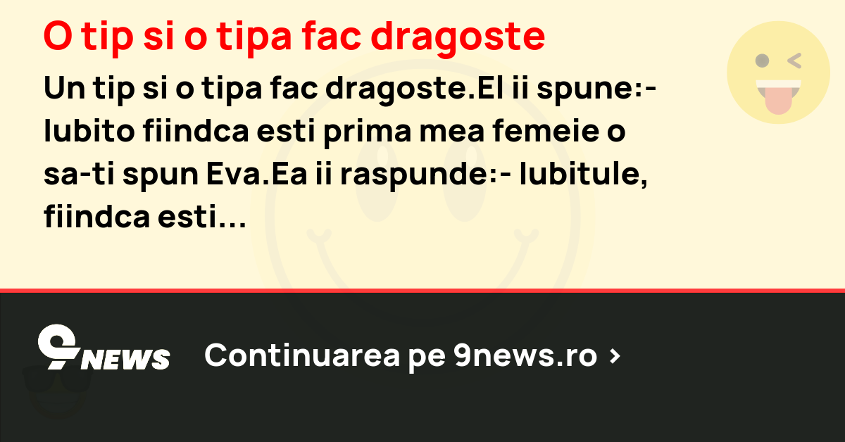 O tip si o tipa fac dragoste
